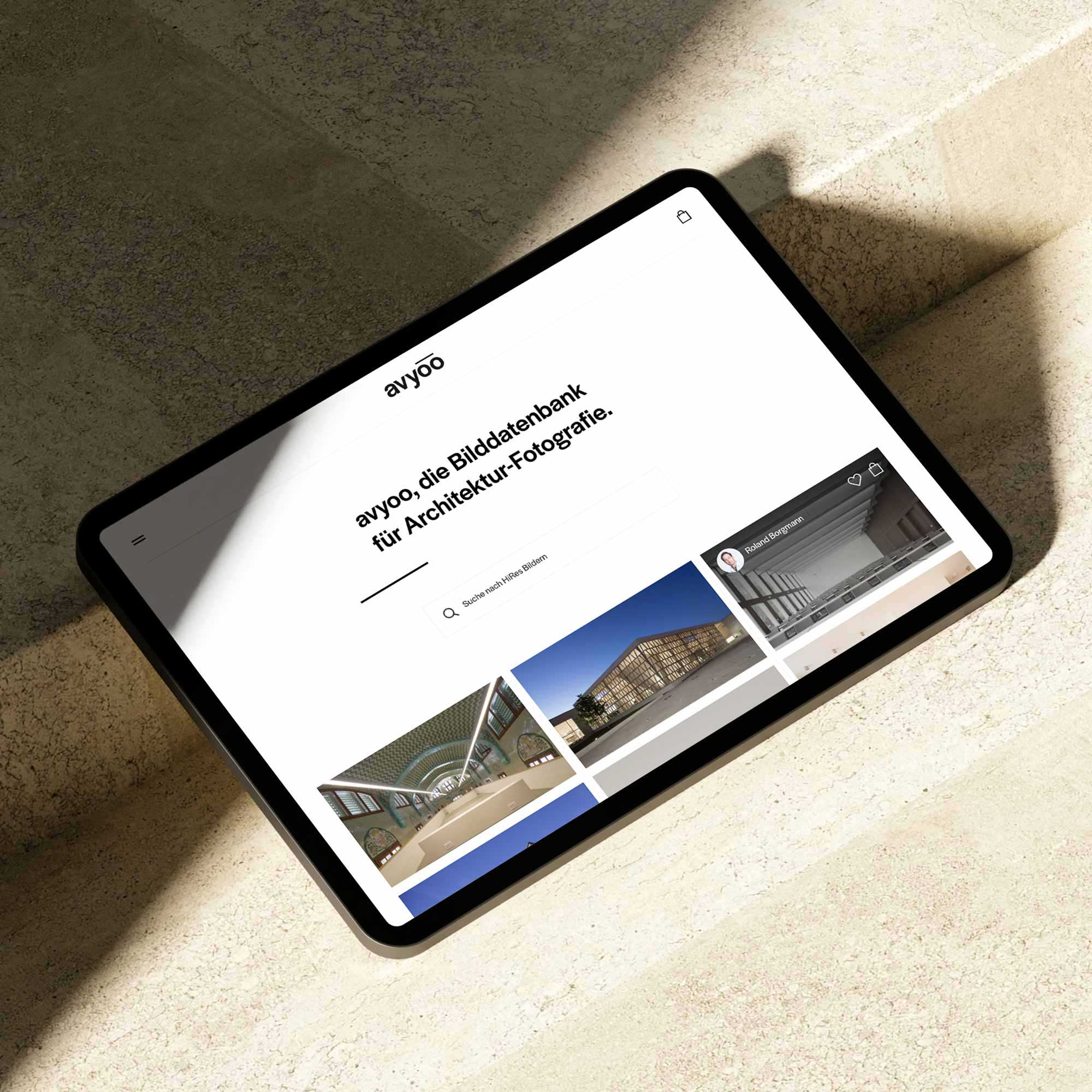 Tablet Webdesign Briefbogen und Flyer Brennerei Elmendorf