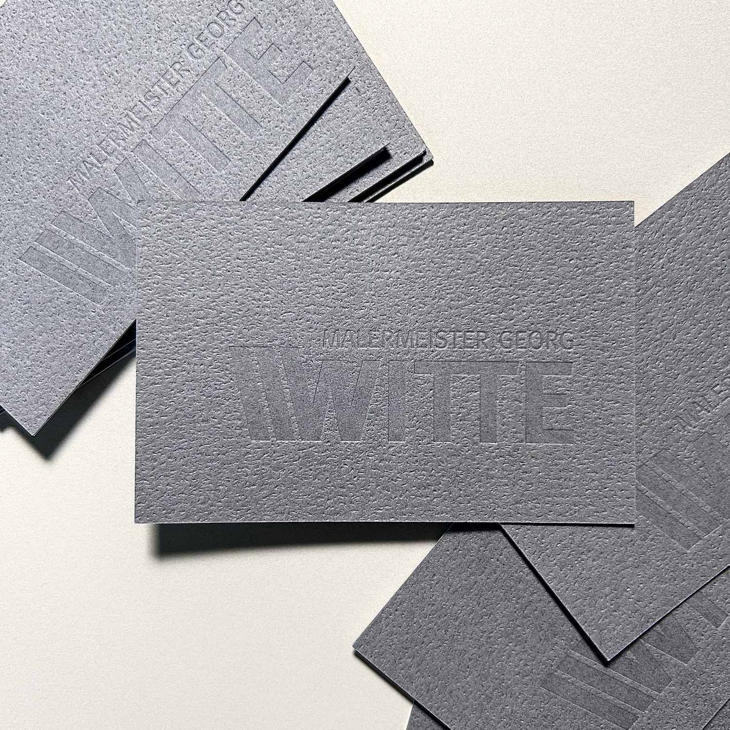 Strukturpapier mit Blindprägung