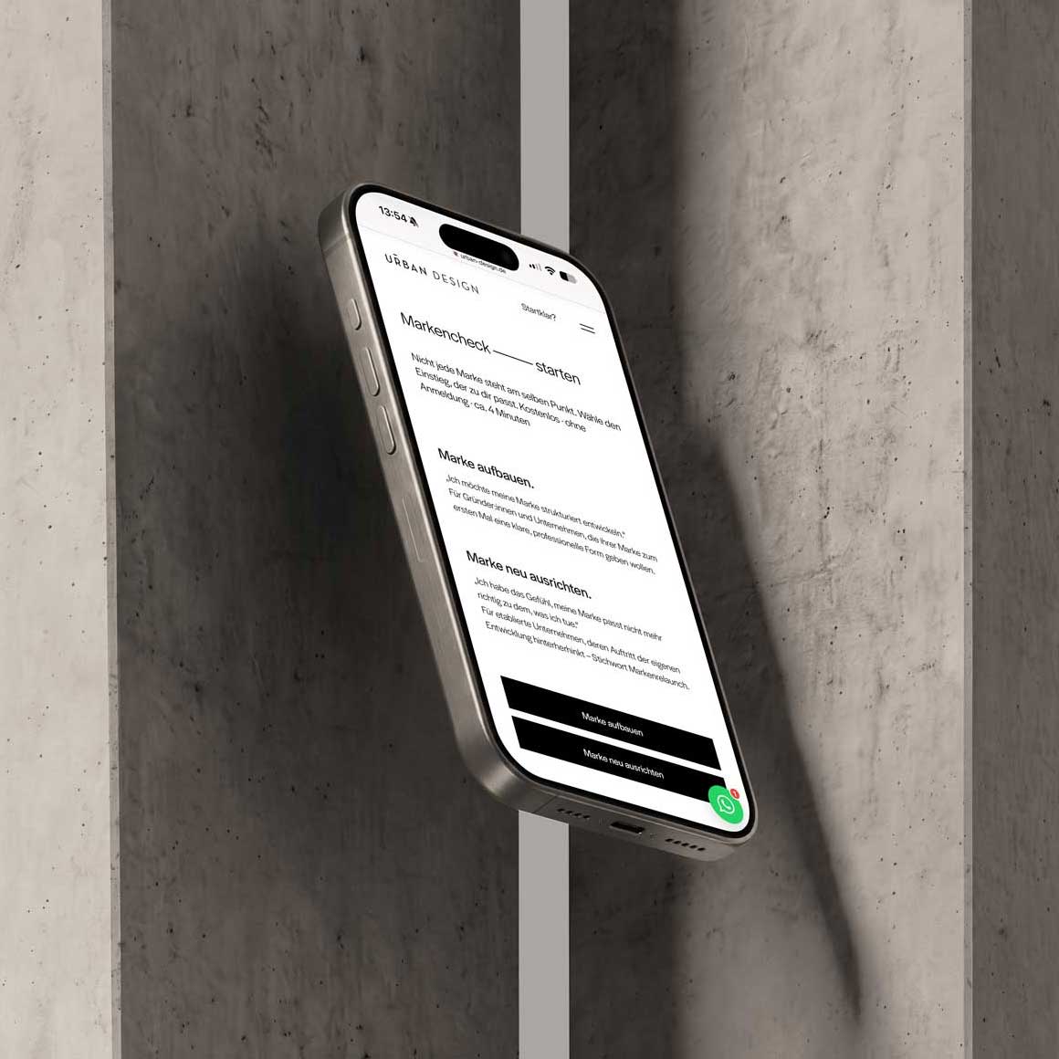 MockUp Webseite georg-witte.de